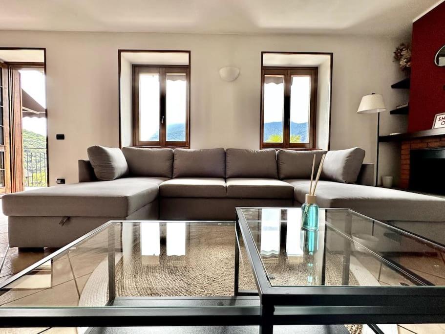 3Br Villetta Con Panoramica Sul Lago Nesso Εξωτερικό φωτογραφία